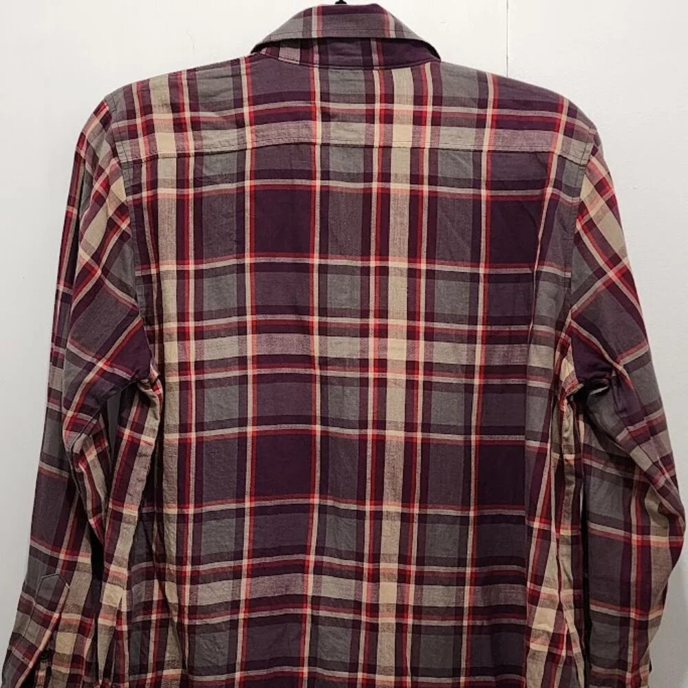 Lauren Ralph Lauren Plaid Button Down Shirt Women's Size Petite Medium - Picture 7 of 8